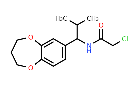 848658-75-3 | 2-Chloro-n-[1-(3,4-dihydro-2h-1,5-benzodioxepin-7-yl)-2-methylpropyl]acetamide