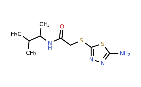 848906-59-2 | 2-((5-Amino-1,3,4-thiadiazol-2-yl)thio)-N-(3-methylbutan-2-yl)acetamide
