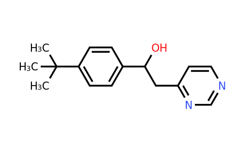 849021-31-4 | 1-(4-(Tert-butyl)phenyl)-2-(pyrimidin-4-yl)ethan-1-ol