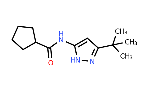 n-(3-(Tert-butyl)-1h-pyrazol-5-yl)cyclopentanecarboxamide