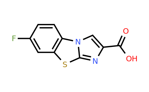 849924-90-9 | 7-Fluorobenzo[d]imidazo[2,1-b]thiazole-2-carboxylic acid