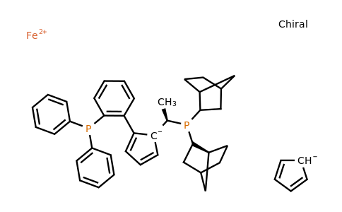 849925-29-7 | Ferrocene, 1-[(1R)-1-[bis(bicyclo[2.2.1]hept-2-yl)phosphino]ethyl]-2-[2-(diphenylphosphino)phenyl]-, (1S)-