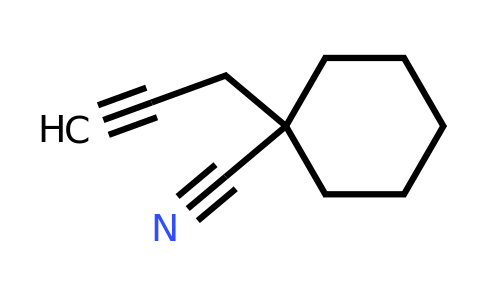 1-(Prop-2-yn-1-yl)cyclohexane-1-carbonitrile