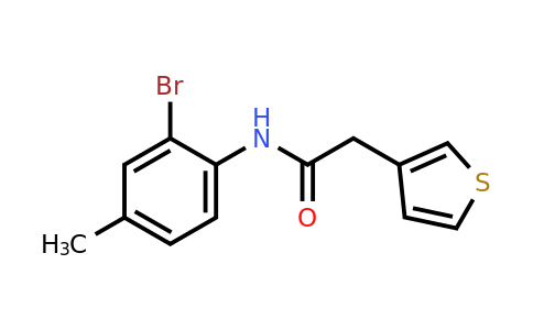 850601-61-5 | n-(2-Bromo-4-methylphenyl)-2-(thiophen-3-yl)acetamide