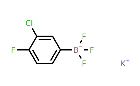 850623-59-5 | Potassium (3-chloro-4-fluorophenyl)trifluoroborate