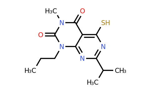 851169-26-1 | 3-Methyl-7-(propan-2-yl)-1-propyl-5-sulfanyl-1h,2h,3h,4h-[1,3]diazino[4,5-d]pyrimidine-2,4-dione