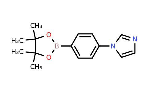 851199-70-7 | 1-(4-(4,4,5,5-Tetramethyl-1,3,2-dioxaborolan-2-yl)phenyl)-1H-imidazole