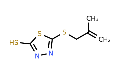 851208-02-1 | 5-((2-Methylallyl)thio)-1,3,4-thiadiazole-2-thiol