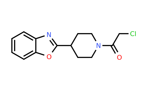 1-[4-(1,3-benzoxazol-2-yl)piperidin-1-yl]-2-chloroethan-1-one