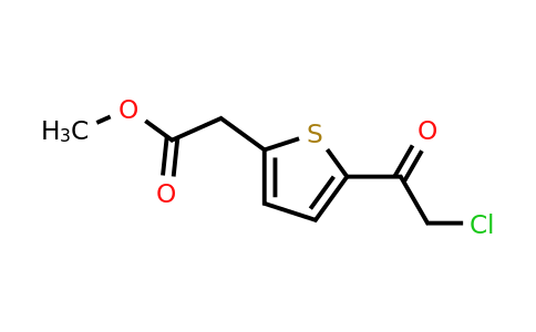 851340-07-3 | Methyl 2-[5-(2-chloroacetyl)thiophen-2-yl]acetate