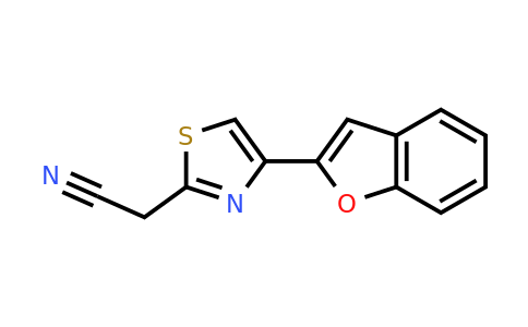 [4-(1-Benzofuran-2-yl)-1,3-thiazol-2-yl]acetonitrile