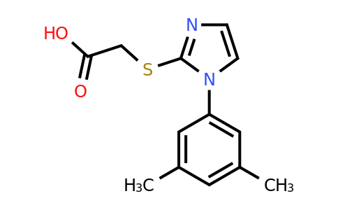 851468-05-8 | 2-{[1-(3,5-dimethylphenyl)-1h-imidazol-2-yl]sulfanyl}acetic acid