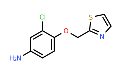 851545-79-4 | 3-Chloro-4-(thiazol-2-ylmethoxy)aniline