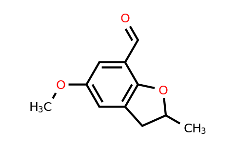 851710-85-5 | 5-Methoxy-2-methyl-2,3-dihydro-1-benzofuran-7-carbaldehyde