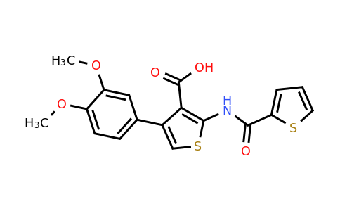851722-02-6 | 4-(3,4-Dimethoxyphenyl)-2-(thiophene-2-amido)thiophene-3-carboxylic acid