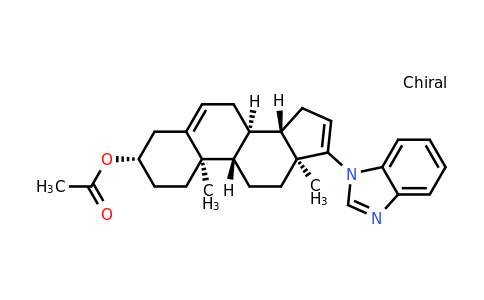 (3S,8R,9S,10R,13S,14S)-17-(1H-benzo[d]imidazol-1-yl)-10,13-dimethyl-2,3,4,7,8,9,10,11,12,13,14,15-dodecahydro-1H-cyclopenta[a]phenanthren-3-yl acetate