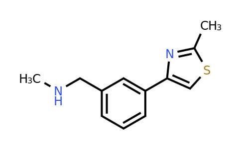 852180-43-9 | N-Methyl-N-[3-(2-methyl-1,3-thiazol-4-yl)benzyl]amine