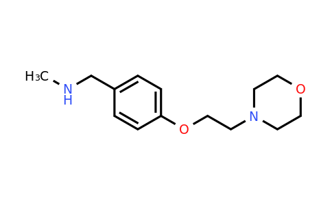 852180-77-9 | N-methyl-1-(4-(2-morpholinoethoxy)phenyl)methanamine