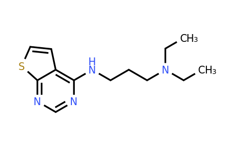 852308-85-1 | n1,n1-Diethyl-n3-(thieno[2,3-d]pyrimidin-4-yl)propane-1,3-diamine