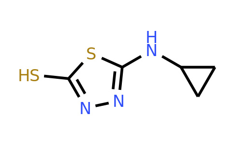 852400-37-4 | 5-(Cyclopropylamino)-1,3,4-thiadiazole-2-thiol