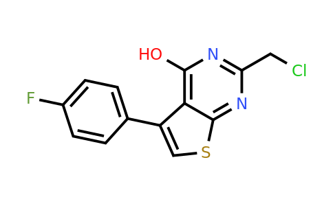 852400-39-6 | 2-(Chloromethyl)-5-(4-fluorophenyl)thieno[2,3-d]pyrimidin-4-ol