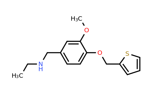 852404-79-6 | Ethyl({[3-methoxy-4-(thiophen-2-ylmethoxy)phenyl]methyl})amine