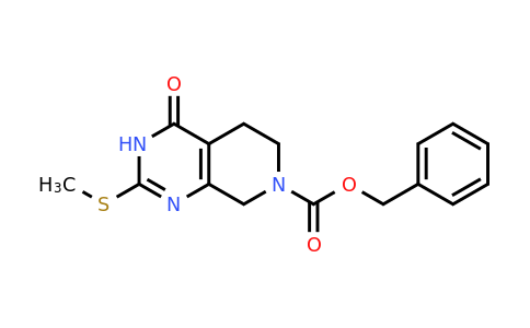 852443-95-9 | Benzyl 2-(methylthio)-4-oxo-4,5,6,8-tetrahydropyrido[3,4-d]pyrimidine-7(3H)-carboxylate