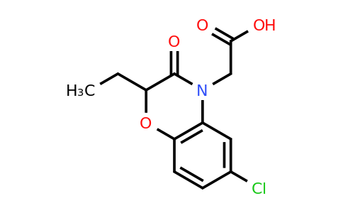 852454-27-4 | 2-(6-Chloro-2-ethyl-3-oxo-2,3-dihydro-4H-benzo[b][1,4]oxazin-4-yl)acetic acid