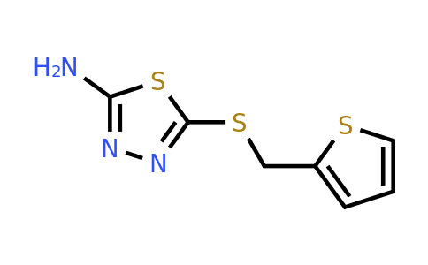 852933-95-0 | 5-[(thiophen-2-ylmethyl)sulfanyl]-1,3,4-thiadiazol-2-amine