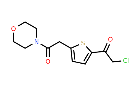 852956-29-7 | 2-Chloro-1-{5-[2-(morpholin-4-yl)-2-oxoethyl]thiophen-2-yl}ethan-1-one
