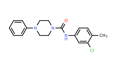 n-(3-Chloro-4-methylphenyl)-4-phenylpiperazine-1-carboxamide