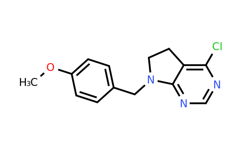 853680-76-9 | 4-Chloro-7-(4-methoxybenzyl)-6,7-dihydro-5H-pyrrolo[2,3-d]pyrimidine