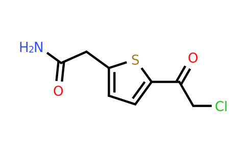 853724-01-3 | 2-[5-(2-chloroacetyl)thiophen-2-yl]acetamide