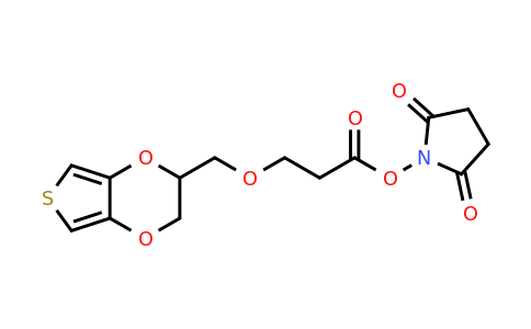 853799-72-1 | 2,5-Dioxopyrrolidin-1-yl 3-((2,3-dihydrothieno[3,4-b][1,4]dioxin-2-yl)methoxy)propanoate