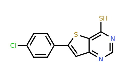 854036-01-4 | 6-(4-Chlorophenyl)thieno[3,2-d]pyrimidine-4-thiol