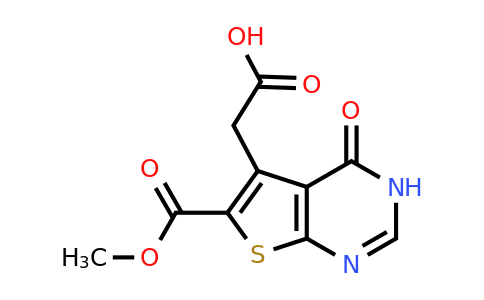 854137-65-8 | 2-[6-(methoxycarbonyl)-4-oxo-3h,4h-thieno[2,3-d]pyrimidin-5-yl]acetic acid