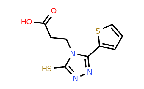 854137-70-5 | 3-[3-sulfanyl-5-(thiophen-2-yl)-4h-1,2,4-triazol-4-yl]propanoic acid