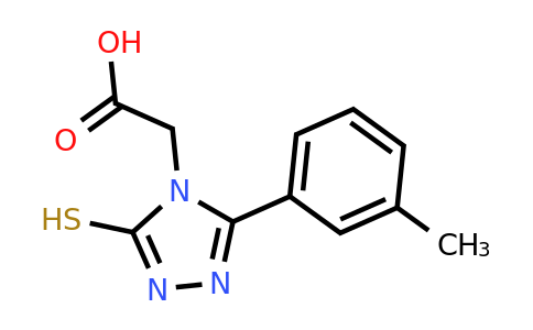 854137-72-7 | 2-[3-(3-methylphenyl)-5-sulfanyl-4h-1,2,4-triazol-4-yl]acetic acid