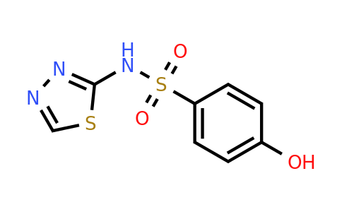 855426-28-7 | 4-Hydroxy-n-(1,3,4-thiadiazol-2-yl)benzene-1-sulfonamide