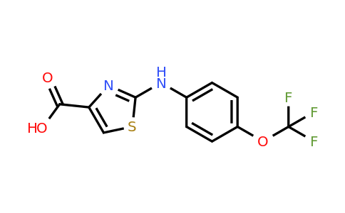 855531-22-5 | 2-((4-(Trifluoromethoxy)phenyl)amino)thiazole-4-carboxylic acid