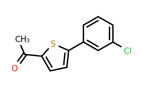 855609-52-8 | 1-(5-(3-Chlorophenyl)thiophen-2-yl)ethan-1-one