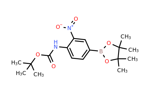 855738-60-2 | tert-Butyl (2-nitro-4-(4,4,5,5-tetramethyl-1,3,2-dioxaborolan-2-yl)phenyl)carbamate