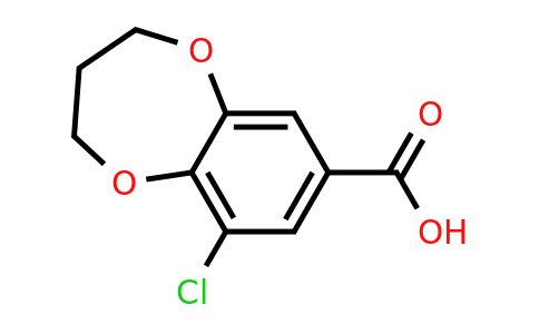 855991-71-8 | 9-Chloro-3,4-dihydro-2h-1,5-benzodioxepine-7-carboxylic acid