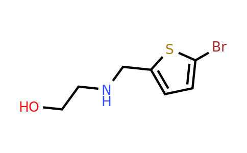 856371-60-3 | 2-[[(5-Bromo-2-thienyl)methyl]amino]ethanol