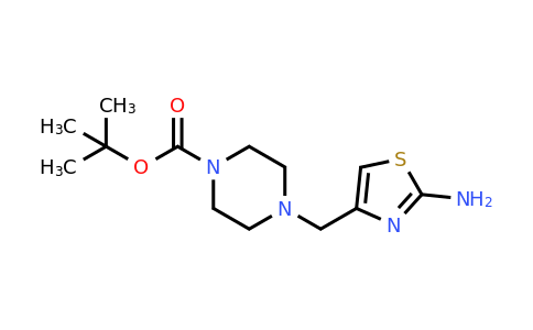 856418-80-9 | tert-Butyl 4-[(2-amino-1,3-thiazol-4-yl)methyl]piperazine-1-carboxylate