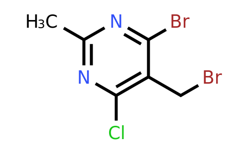 856975-67-2 | 4-Bromo-5-(bromomethyl)-6-chloro-2-methylpyrimidine