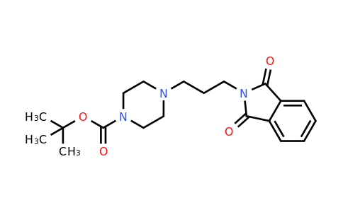 857266-28-5 | Tert-butyl 4-(3-(1,3-dioxoisoindolin-2-yl)propyl)piperazine-1-carboxylate