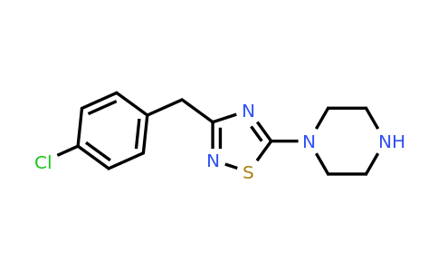 857406-79-2 | 1-{3-[(4-Chlorophenyl)methyl]-1,2,4-thiadiazol-5-yl}piperazine