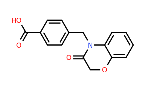 857492-98-9 | 4-((3-Oxo-2,3-dihydro-4H-benzo[b][1,4]oxazin-4-yl)methyl)benzoic acid