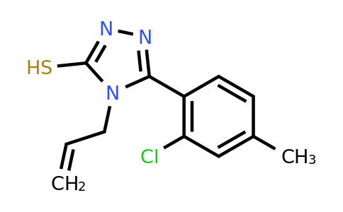 4-Allyl-5-(2-chloro-4-methylphenyl)-4H-1,2,4-triazole-3-thiol